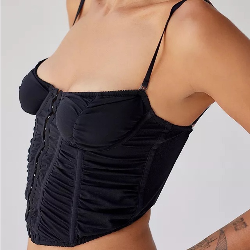 Out from Under Urban Outfitters Black Bustier